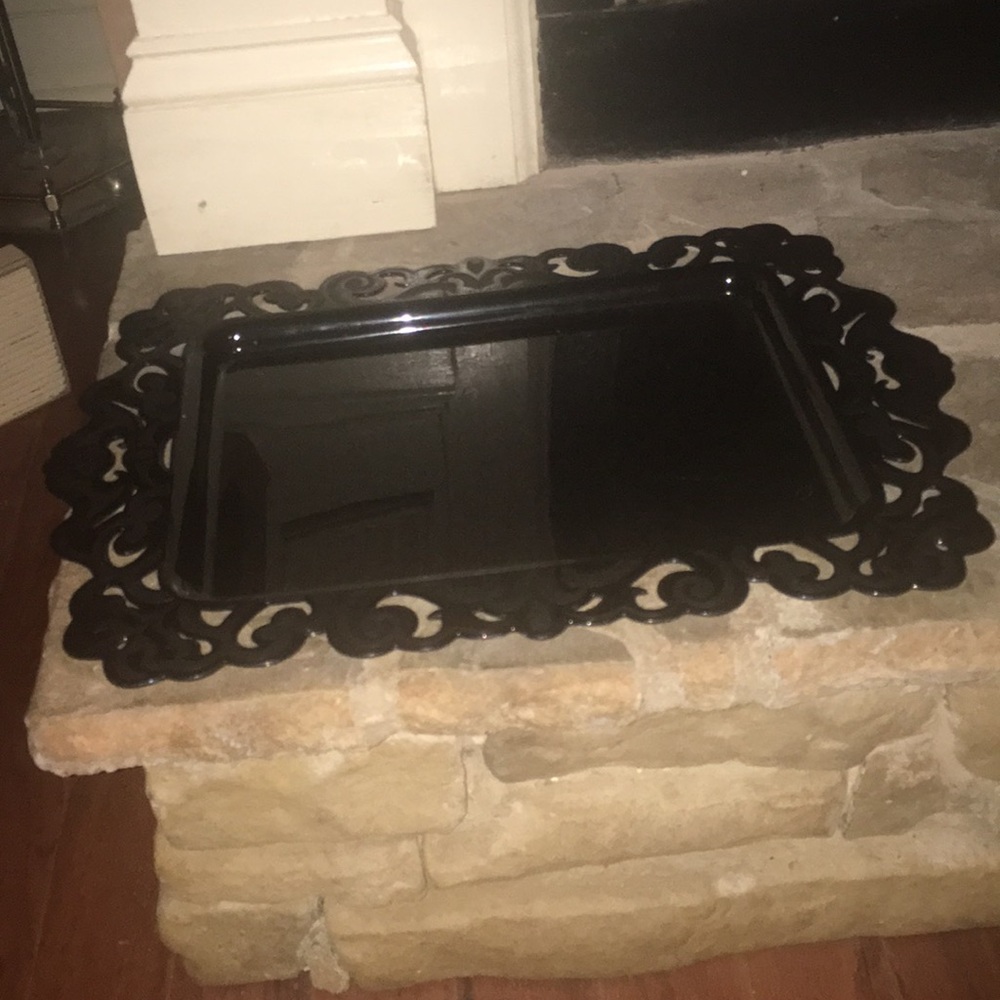 Black Halloween Decoration Platter